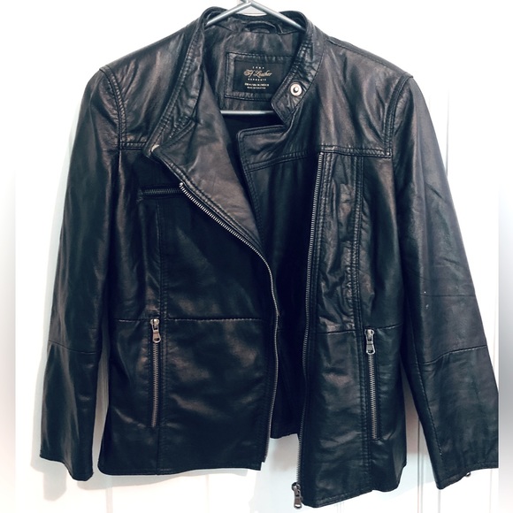 [ZARA] Genuine Leather Jacket - Picture 1 of 7